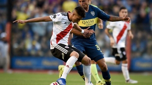 River nunca pudo vencer a Boca como visitante por copas internacionales: 7 empates y 7 caídas. (FOTO: Getty)