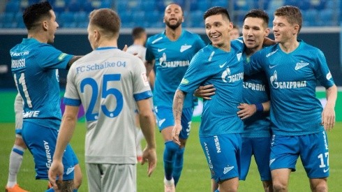 Zenit le ganó a Schalke 04 con un gran gol de Kranevitter.