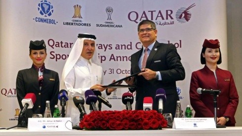 Este mismo mes, Qatar Airways y Conmebol firmaron un acuerdo de patrocinio.