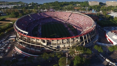 El estadio Monumental, donde River apenas perdió uno de sus 17 partidos este año, tendrá una gran fiesta. (FOTO: Getty)