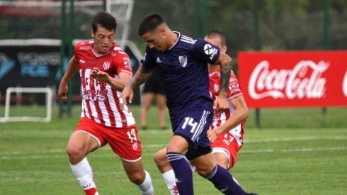 Enzo Fernández justamente le marcó un gol a Patronato el año pasado. (FOTO: Diego Haliasz - Prensa River)