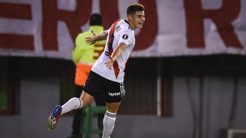Álvarez lleva 13 partidos oficiales en River, y convirtió 2 goles
