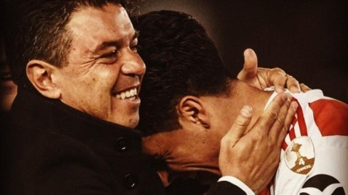 Ese abrazo de Marcelo Gallardo y Enzo Pérez resume la alegría y el orgullo que todos sentimos por este River