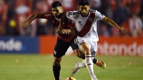 La última vez que River visitó a Independiente fue en el 0-0 de la Libertadores 2018. (FOTO: Getty)