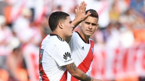 Quintero y Borré, enfocados en la final de la Libertadores 2019.