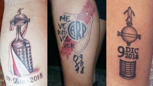 Los mejores tatuajes dedicados al River campeón de la Libertadores 2018.