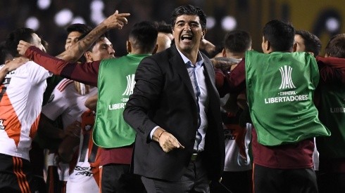 Biscay dirigió las dos revanchas de final de Libertadores que ganó River, pero no fue el DT en Lima. (FOTO: Getty)
