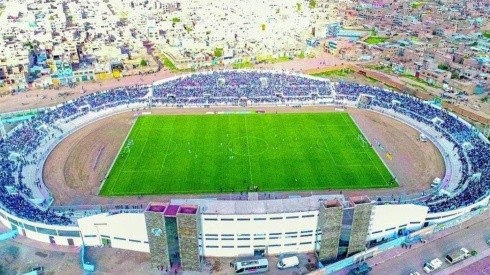 El estadio de Binacional, en la ciudad de Juliaca.