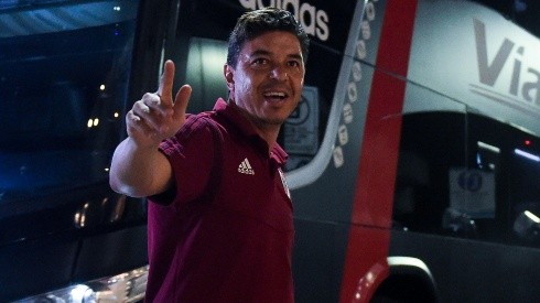 El entrenador de River se mostró firme sobre su postura de mantener al Bombero y al colombiano.