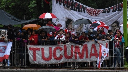 Tucumán siempre organiza grandes recibimientos para el Millonario.