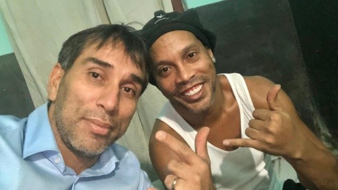 Pipino se sacó una foto con el crack brasilero en la prisión