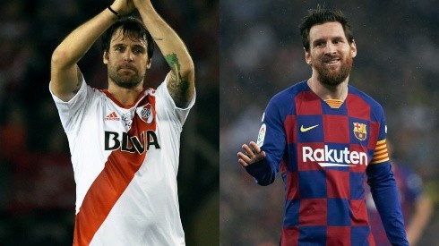 Cavenaghi y Messi coincidieron una sola vez en cancha por la Liga Española: Barcelona 1- Mallorca 1. (FOTO: Getty)