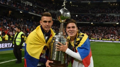 Rafael Borré y Juan Fernando Quintero, hombres con rodaje en la Selección de Colombia. (FOTO: Getty)