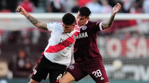 Carlos Auzqui jugó 42 partidos oficiales en River, donde marcó 4 goles. (FOTO: Getty)