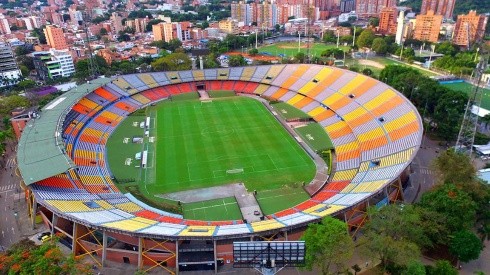 El estadio Atanasio Girardot, cancha donde son locales Atlético Nacional e Independiente Medellín.