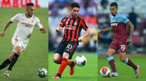 Ocampos, el Pity y Lanzini, tres protagonistas de partidos importantes este fin de semana.