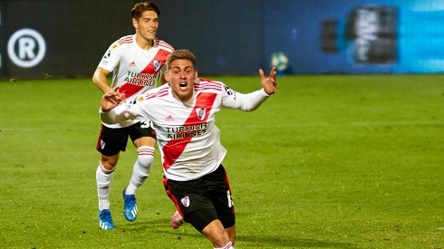 Federico Girotti convirtió su primer gol en Primera División y sirvió para que River le gane 1 a 0 a Godoy Cruz.