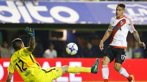 El delantero que actualmente se encuentra en Talleres de Córdoba jugó 42 partidos en River y convirtió cuatro goles.