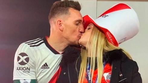 Daniela Rendón es la esposa de Franco Armani y salió a bancarlo en su cuenta de Instagram luego del error del arquero ante Independiente por la Copa Diego Maradona.