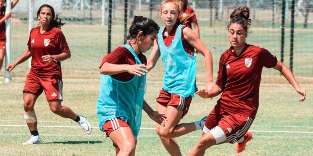 River vs. Boca: las chicas de River se preparan para la final del Torneo de Transición femenino ...