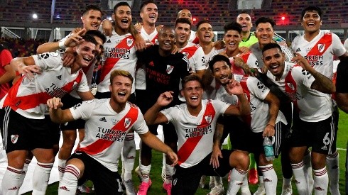 River le ganó 5 a 0 a Racing por la Supercopa Argentina y los jugadores mostraron sus festejos en las redes sociales.