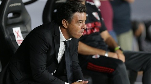 Marcelo Gallardo mostró su descontento por el partido de River contra Argentinos Juniors, pero también por el pésimo rendimiento arbitral.
