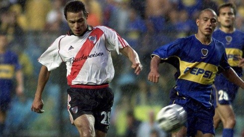 Ricardo Rojas convirtió el único gol de su carrera en la Bombonera