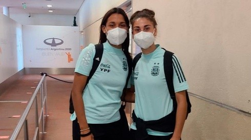 Martina Del Trecco y Giuliana González Ranzuglia, jugadoras de River, partieron a España para jugar una serie de amistosos con la Selección Argentina.