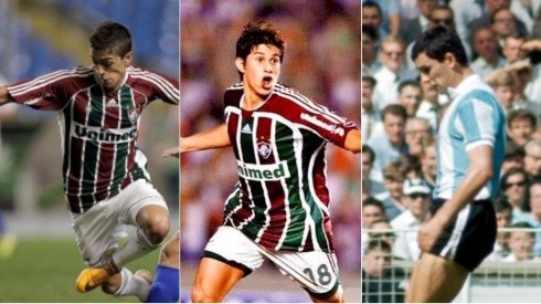 Manuel Lanzini, Darío Conca y Luis Artime son los tres futbolistas que hasta el momento jugaron tanto para River como para Fluminense.
