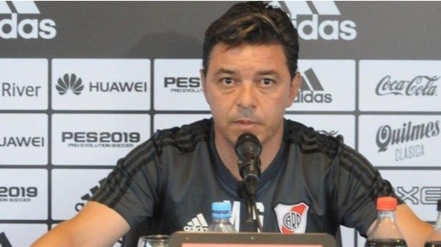 Marcelo Gallardo hablará en conferencia de prensauna vez finalizado el partido en Paraguay