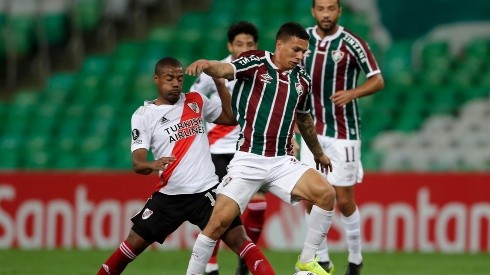 River y Fluminense igualaron 1-1 en Brasil en el primer duelo.