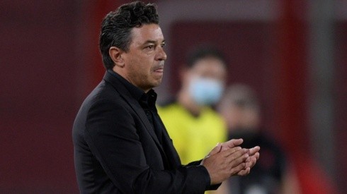 Marcelo Gallardo prepara el equipo que enfrentará a Argentinos por la Copa Libertadores.