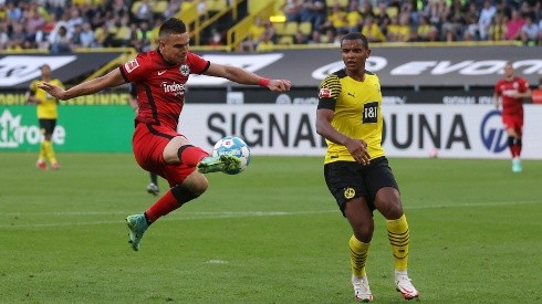 Rafael Santos Borré jugó los 90 minutos en la derrota de Eintracht Frankfurt contra el Borussia Dortmund por la primera fecha de la Bundesliga.