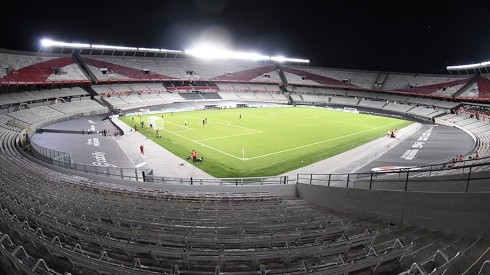 El Estadio Monumental luce en su máximo esplendor y espera por la vuelta de los hinchas.