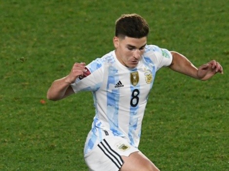 Muy buenos minutos de Álvarez en la goleada de Argentina