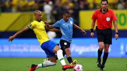 Nicolás De La Cruz jugó los primeros 45 minutos en la derrota de Uruguay ante Brasil por las Eliminatorias Sudamericanas.