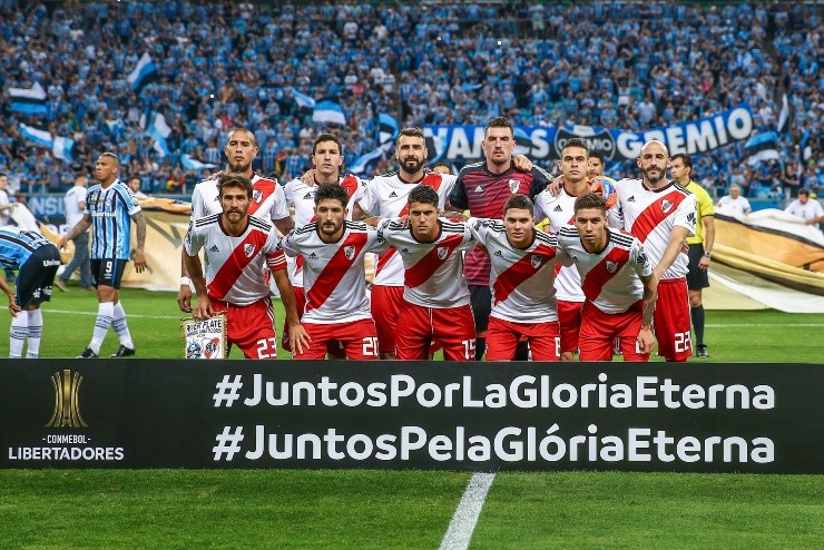 Formación River vs Gremio