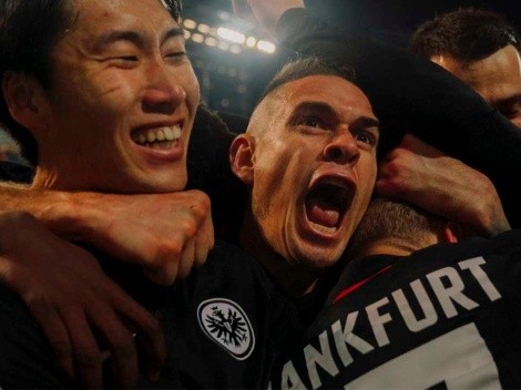 Borré le dio el triunfo al Eintracht en la última