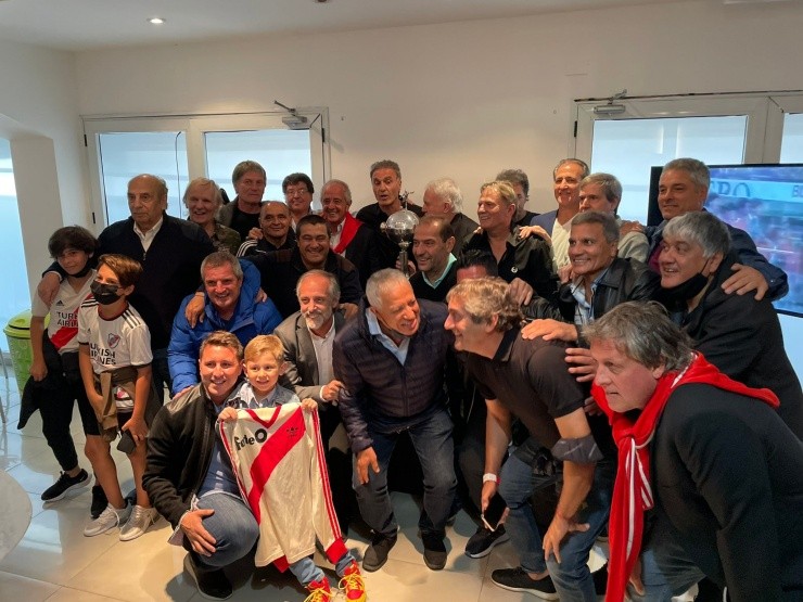 El homenaje de River a los campeones de 1986