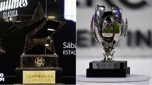 El Trofeo de Campeones y la Supercopa Argentina, las dos finales que jugará River por haberse consagrado campeón de la Liga Profesional.
