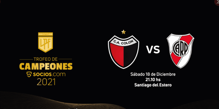 Colón y River jugarán el Trofeo de Campeones