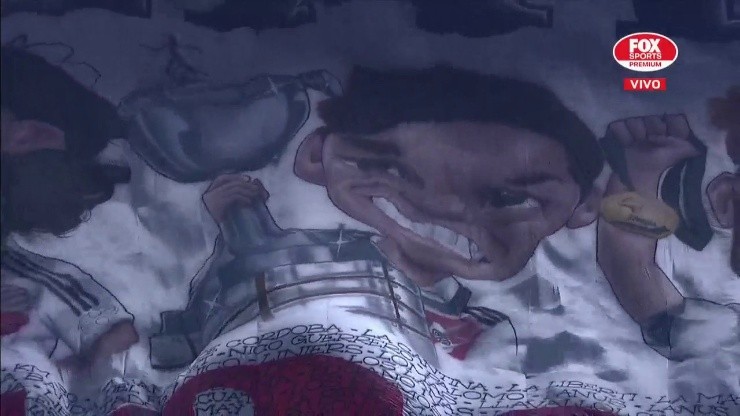 Marcelo Gallardo bandera