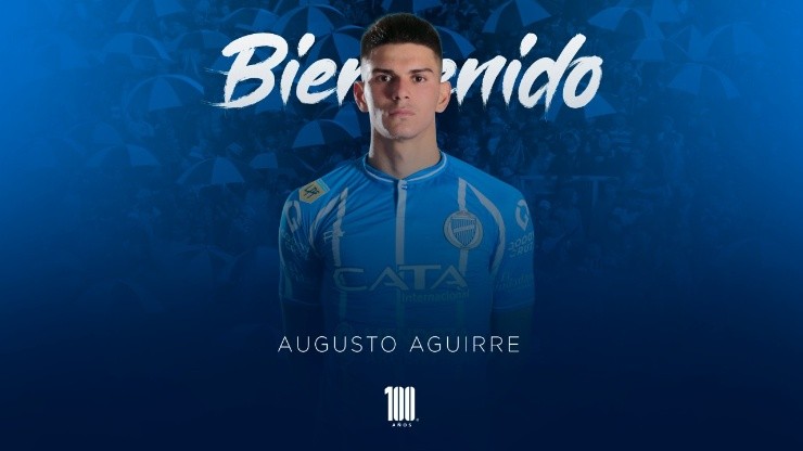 La presentación de Augusto Aguirre en Godoy Cruz (Prensa Godoy Cruz)