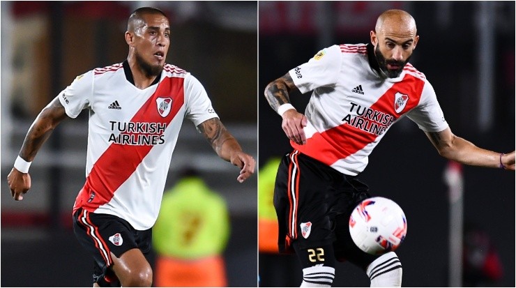 Jonatan Maidana y Javier Pinola