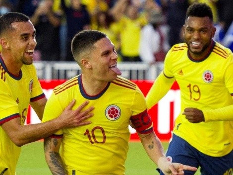 Juanfer llega on fire: golazo y capitanía en el amistoso de Colombia