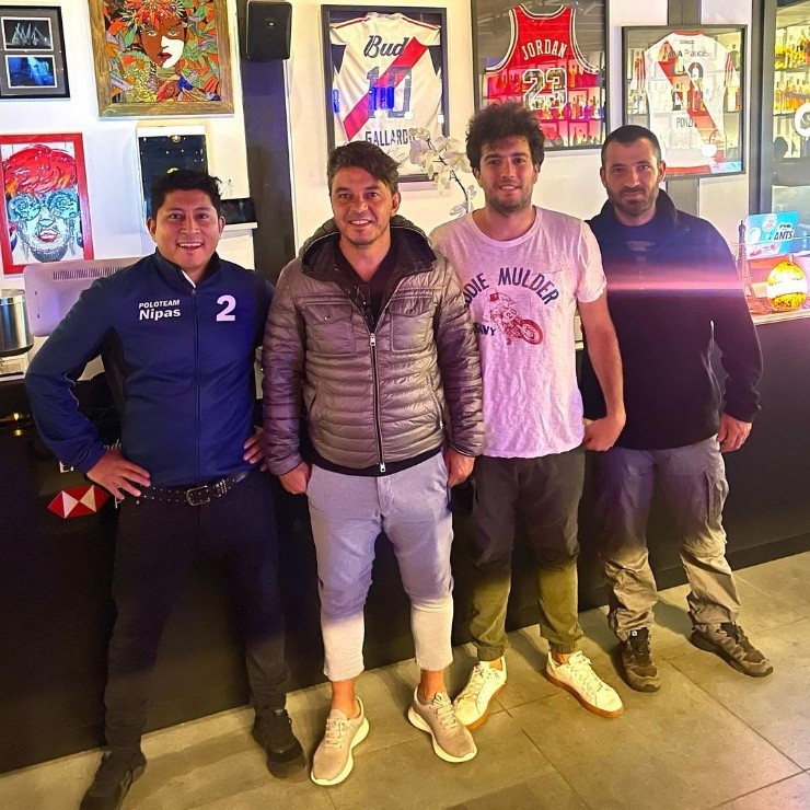 Marcelo Gallardo ya había visitado el local a principios de enero (@panterabarbistro)