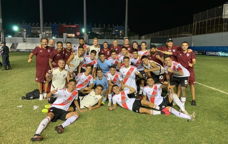 Tomas Castro Ponce fue parte del equipo subcampeón de la Copa Libertadores Sub-20 en 2020 (@RiverPlate)