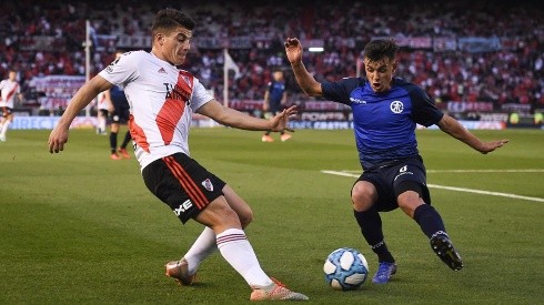 Elías López, futbolista de River que renovó su préstamo con Godoy Cruz, se refirió al futuro de Julián Álvarez, que tendría todo acordado para pasar al Manchester City.