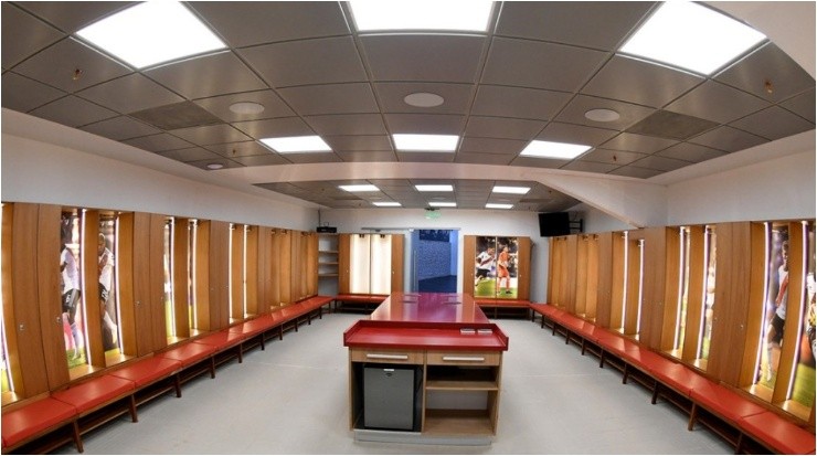 Así quedó el nuevo vestuario Ángel Labruna (Prensa River)