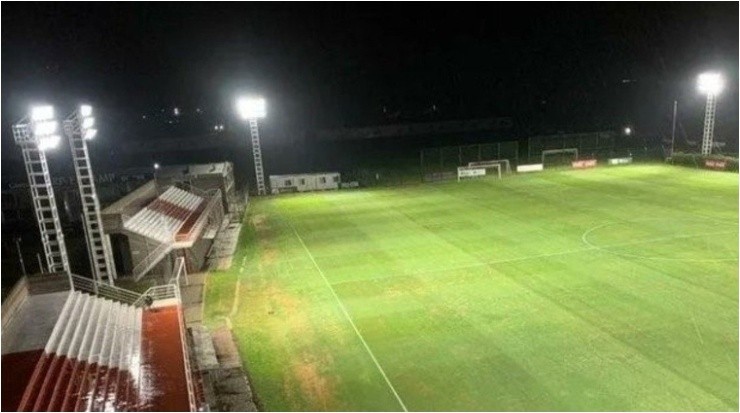 La cancha principal de Ezeiza en el River Camp (Prensa River)